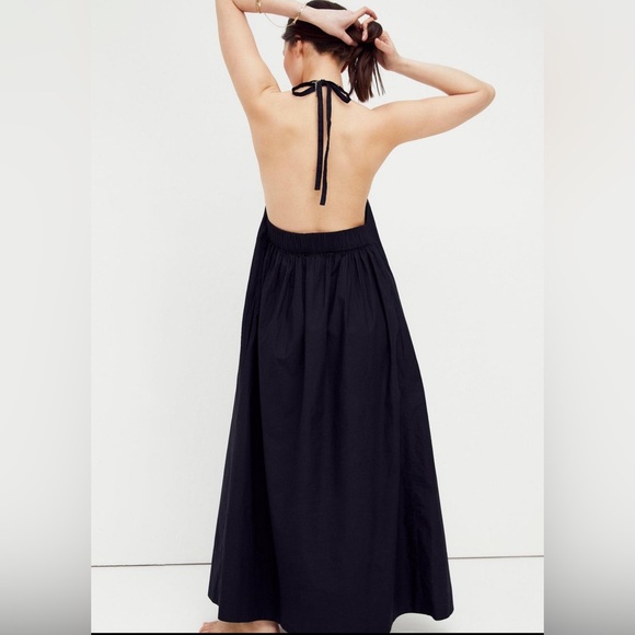 Free People Beachside Tide Maxi Dress NWT X Small Black - Picture 3 of 8